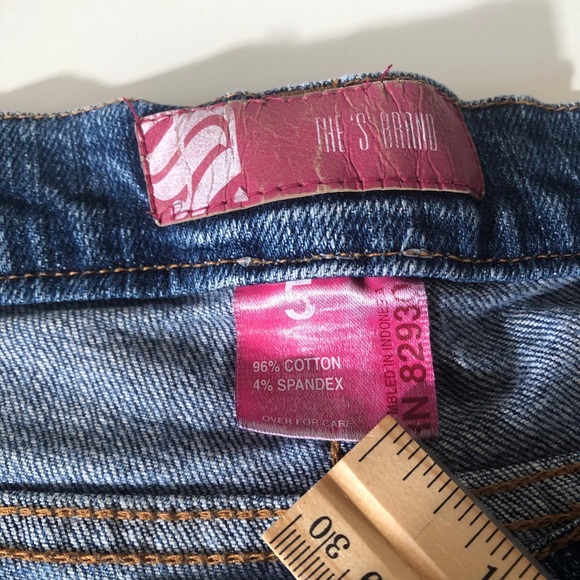 Embroidered rhinestone denim jeans 5 - Picture 7 of 7